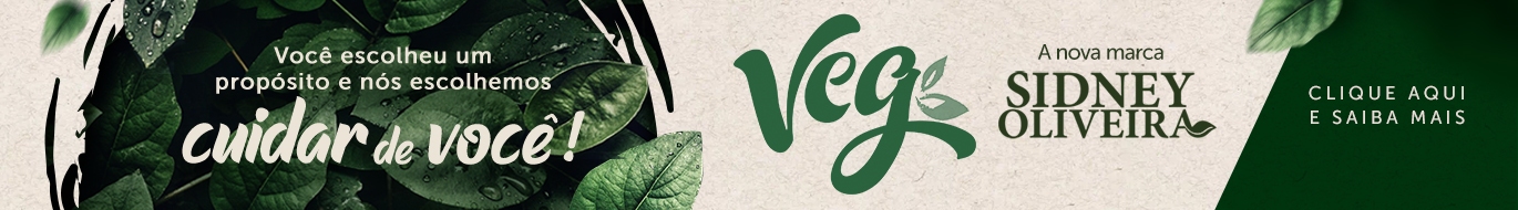 Confira a nova linha Vegana, Sidney Oliveira!
