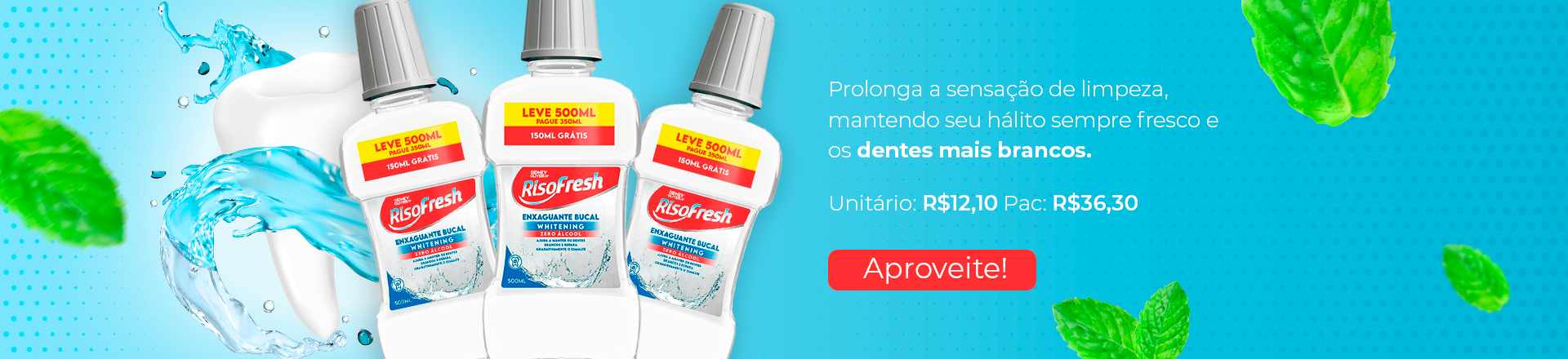 Aproveite!