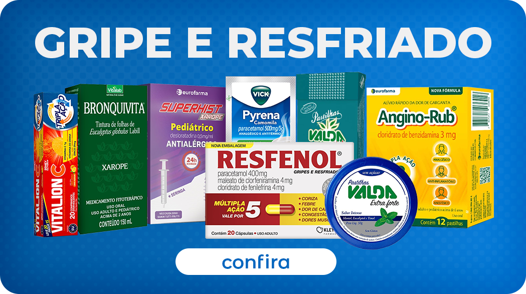 Botão Gripe e Resfriado