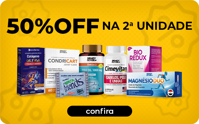 50% OFF 2a Unidade