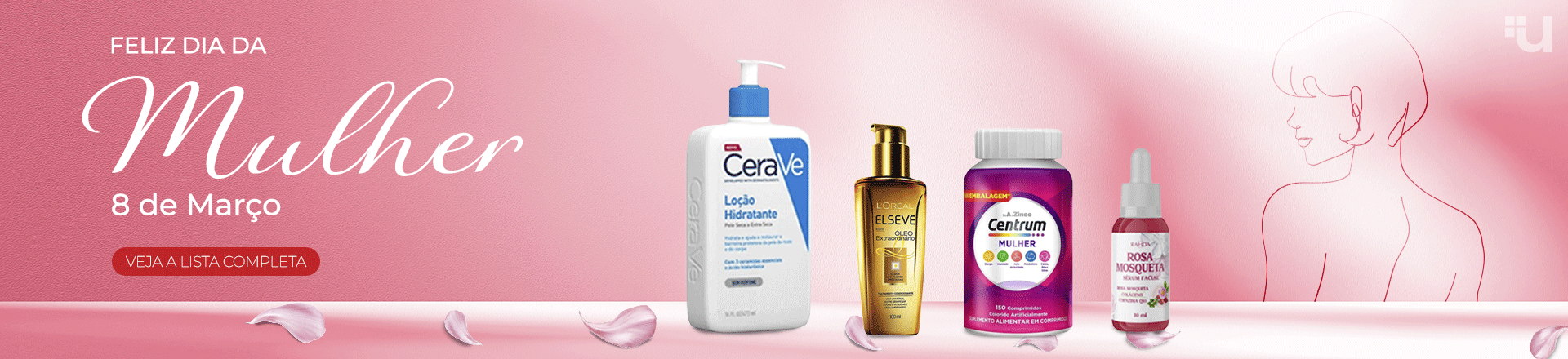 FELIZ DIA DAS MULHERES