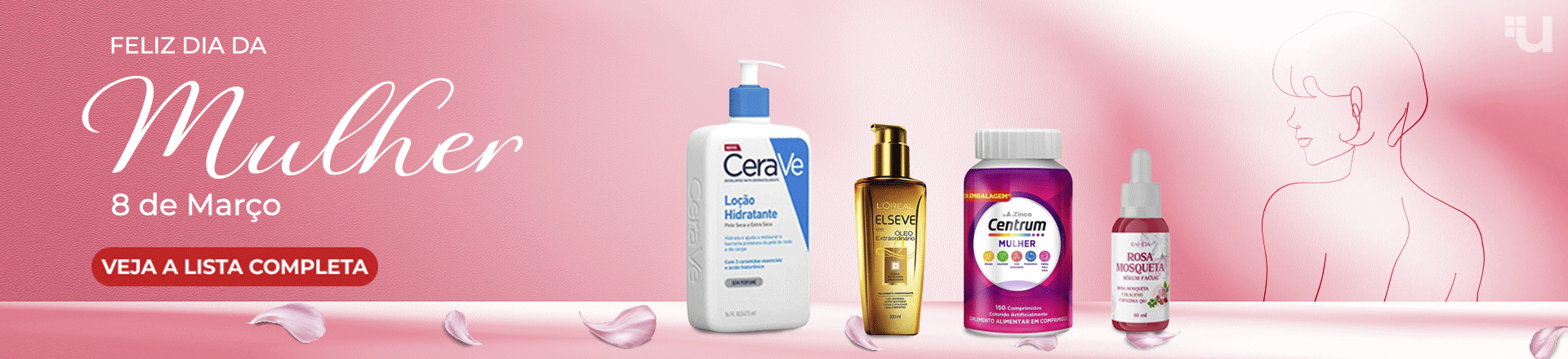 FELIZ DIA DAS MULHERES