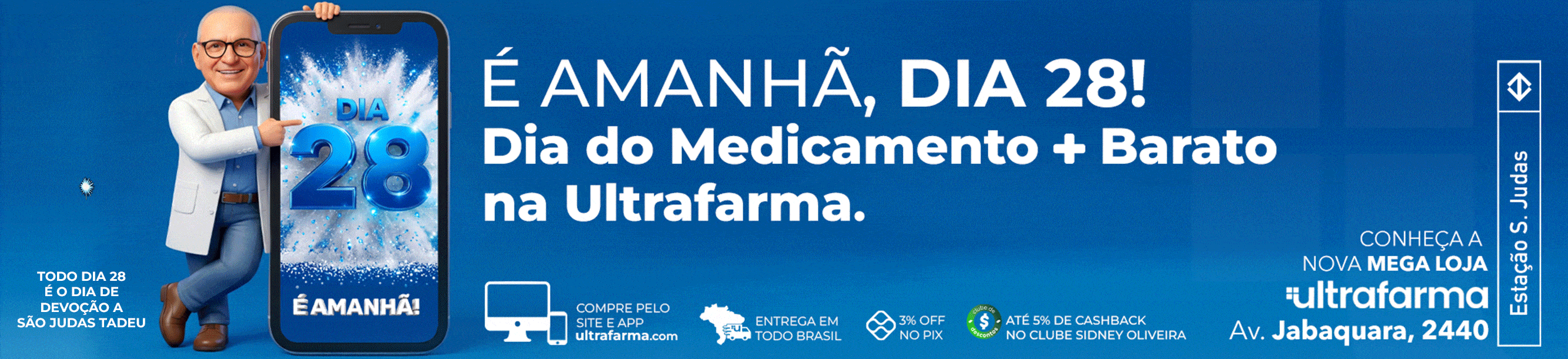 É AMANHÃ 28 DE ABRIL