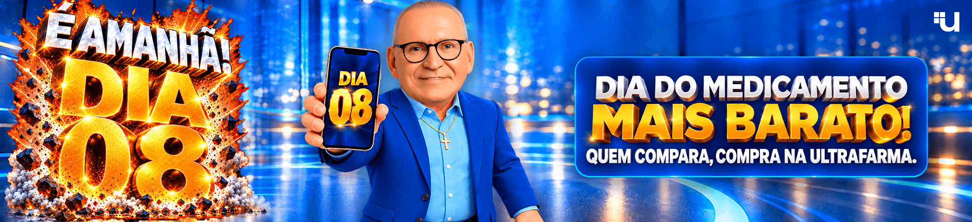É AMANHÃ - DIA 08 JULHO/26