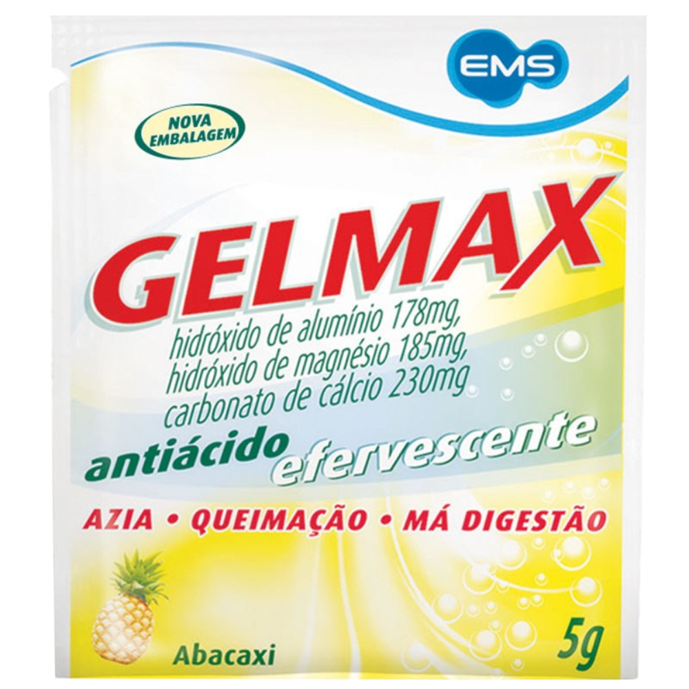 GELMAX PÓ ABACAXI 1 ENVELOPE 5G