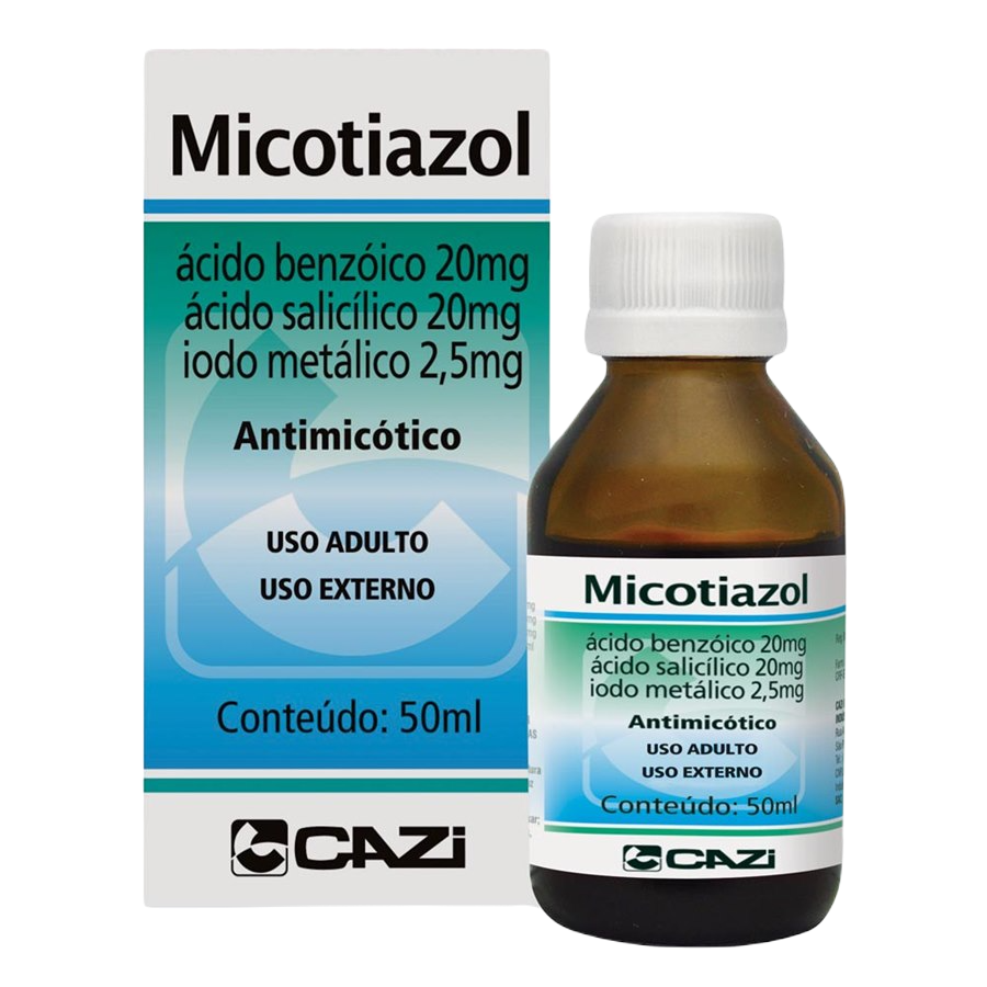 Micotiazol 20 Mg/Ml + 20 Mg/Ml + 2,5 Mg/Ml Sol Top Fr Vd Amb X 50 Ml