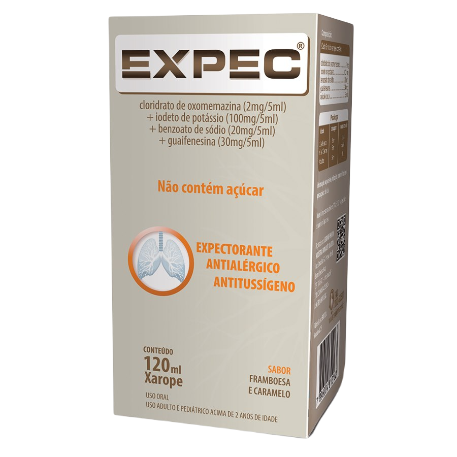 GUAIFENESINA - EXPECTOVIC 200MG/15ML XAROPE 120ML - Ultrafarma