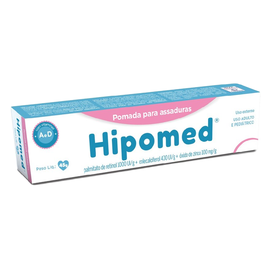 POMADA PARA PREVENÇÃO DE ASSADURAS HIPOMED 45G