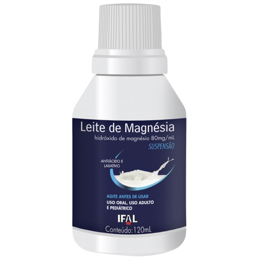 LEITE DE MAGNÉSIA IFAL 120ML