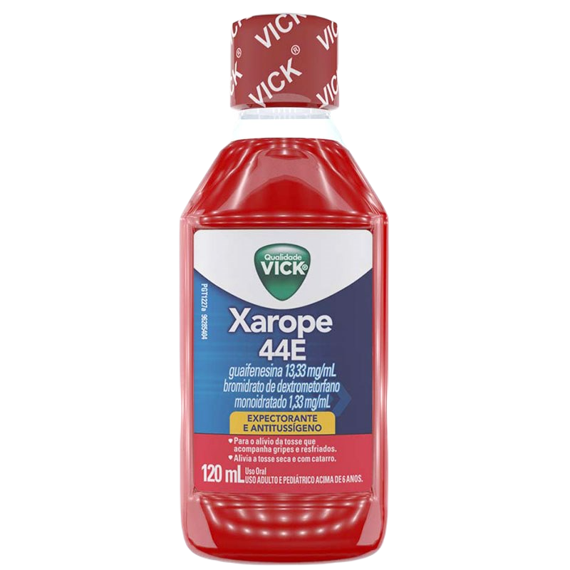 VICK 44E XAROPE 240ML (ADULTO E PEDIÁTRICO ACIMA DE 6 ANOS) - Ultrafarma