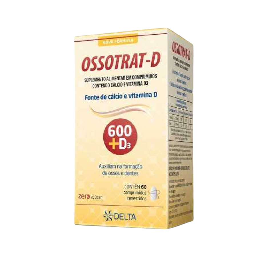 OSSOTRAT - D 600 MG 60 COMPRIMIDOS REVESTIDOS