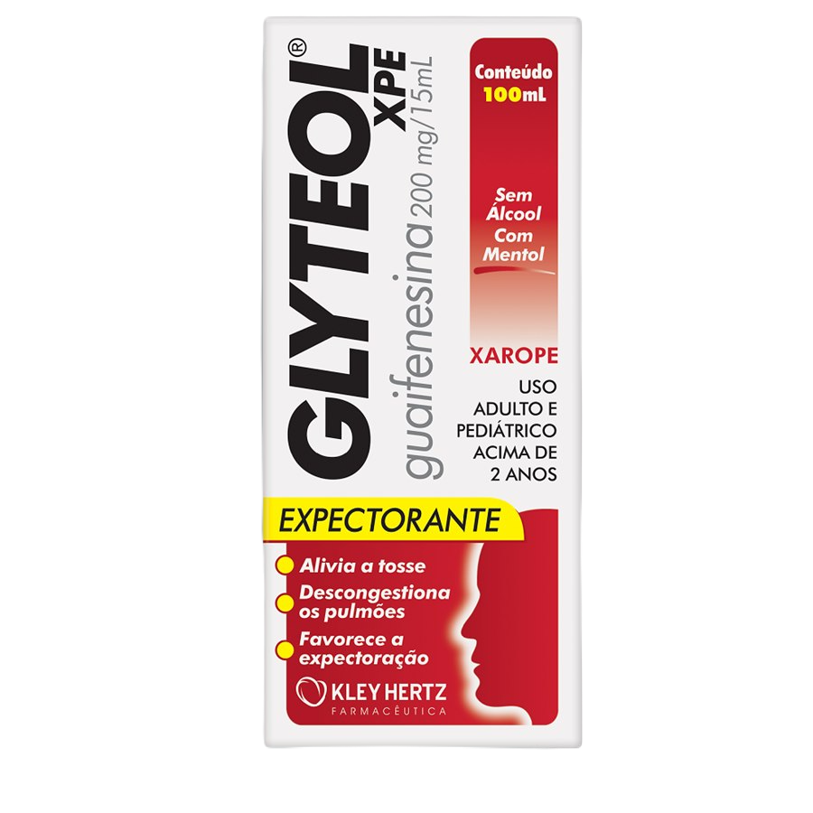 GUAIFENESINA - GLYTEOL XAROPE ADULTO SABOR BAUNILHA 100ML