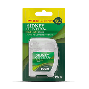 Fita Dental Classic Leve 100 Pague 50 Metros Sidney Oliveira