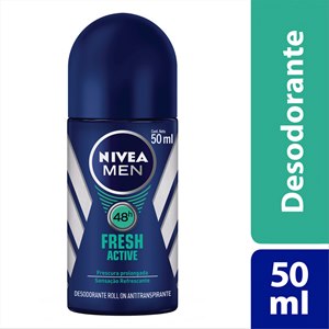 Desodorante Roll On Nivea Masculino Fresh 50Ml