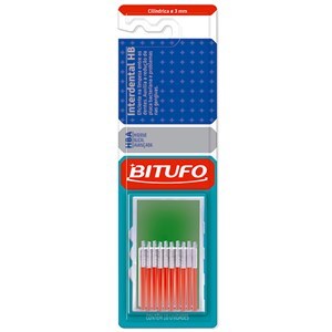 Escova Interdental Hb Extra-Fina Cilíndrica 1 Estojo 10 Escovas