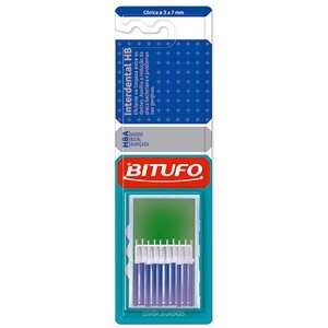 Escova Interdental Hb Cônico 1 Estojo 10 Escovas