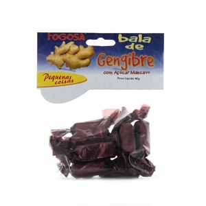 Bala De Gengibre Fogosa Com 40 G