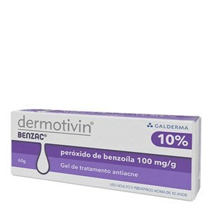 PERÓXIDO DE BENZOÍLA - BENZAC AC GEL 10% 60G