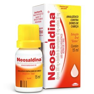 DIPIRONA+ISOMETEPTENO+CAFEÍNA - NEOSALDINA GOTAS 15ML