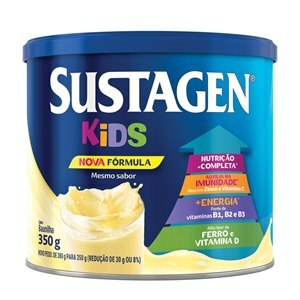 COMPLEMENTO ALIMENTAR SUSTAGEN KIDS SABOR BAUNILHA 380G 