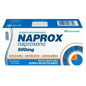 Naproxeno - Naprox 500Mg 20 Comprimidos