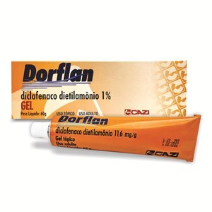 Diclofenaco Dietilamônio - Dorflan Gel 60g