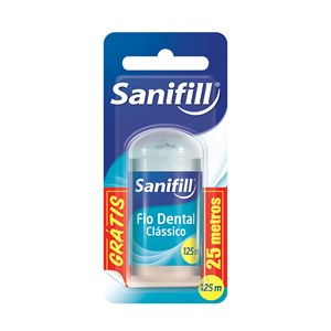 Fio Dental Sanifill 100M + 25M Grátis