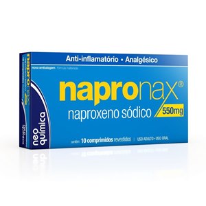 Napronax Naproxeno 550Mg 10 Comprimidos