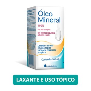 Óleo Mineral União Química  100Ml