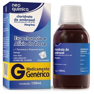Ambroxol Xarope Adulto 120Ml - Neo Química - Genérico 