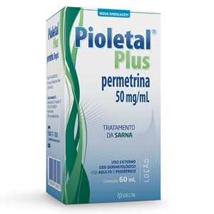 PERMETRINA - PIOLETAL PLUS 50MG/ML LOÇÃO 60ML