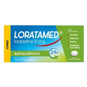 Loratamed Loratadina 10mg 12 Comprimidos