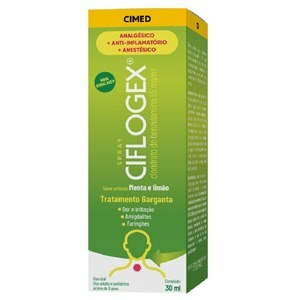 Spray Para Garganta Ciflogex Sabor Menta 30Ml