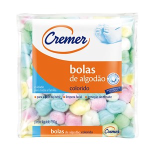 Algodão Cremer Bolas Coloridas 50G