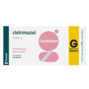 Clotrimazol Creme Vaginal Tubo 35G + 6 Aplicadores - Germed Genérico (Gino Canesten)