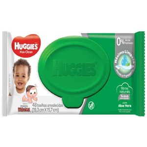 Toalhas Umedecidas Huggies Max Clean 48 Unidades