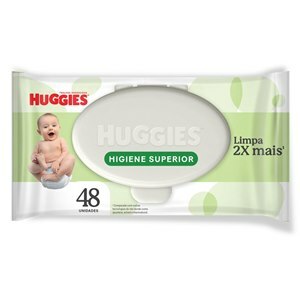 Toalhas Umedecidas Huggies Higiene Superior 48 Unidades