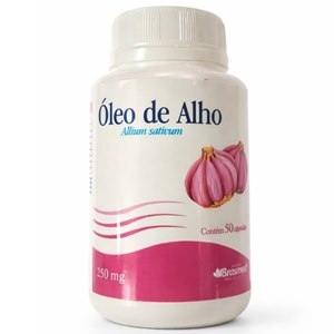 Óleo De Alho Brasmed 250Mg 50 Cápsulas