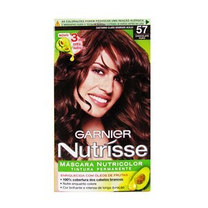 Tintura Nutrisse Creme Castanho Claro Dourado Acaju Chocolate Puro Nº 57