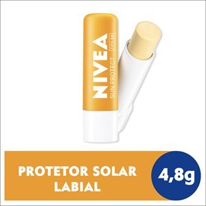 Nivea Protetor Solar Hidratante Labial Sun Protect Alta Proteção Fps 30 4,8 G