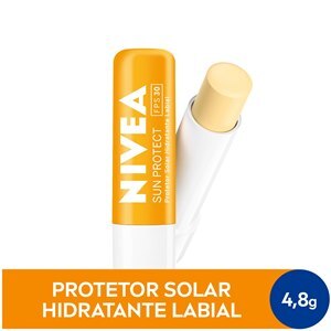 NIVEA PROTETOR SOLAR HIDRATANTE LABIAL SUN PROTECT ALTA PROTEÇÃO FPS 30 4,8 G