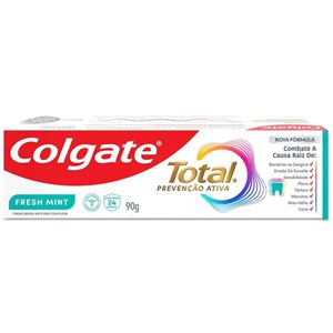 Creme Dental Colgate Total Prevenção Ativa Fresh Mint 90G