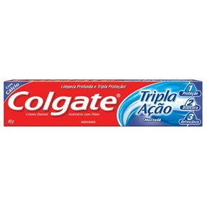 Creme Dental Colgate Tripla Ação Hortelã 90G