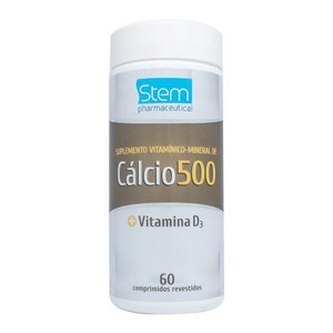Calcio 500Mg + Vitamina D3 Stem 60 Comprimidos