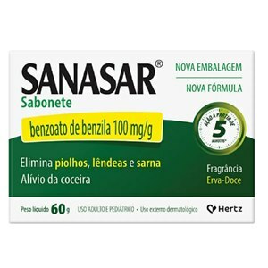 Sanasar Sabonete Benzoato de Benzila 80g