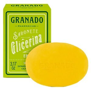 SABONETE GRANADO DE GLICERINA E ERVA DOCE PARA PELE NORMAL 90G