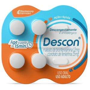 Descon 4 Comprimidos Liberação Prolongada