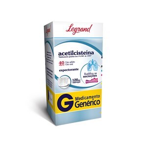 Acetilcisteína Xarope Adulto 120Ml - Legrand - Genérico