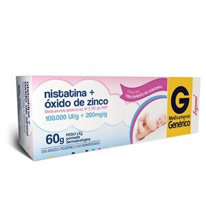 Nistatina + Óxido De Zinco Pomada 60G - Legrand - Genérico