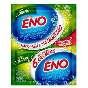 Sal De Fruta Eno Sabor Guaraná 2 Envelopes De 5G